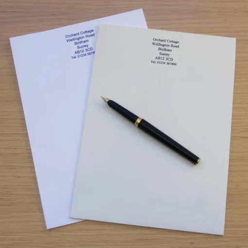 A5 Notepaper x 100 sheets
