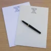 A5 Notepaper x 50 sheets