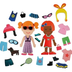Bath Stickers - Dressing Up