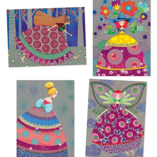 Beautiful Ball Dresses Scratch Cards