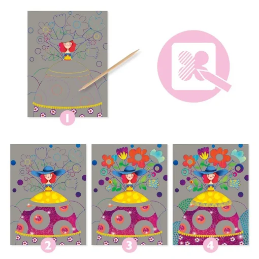 Beautiful Ball Dresses Scratch Cards