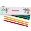 Box of 12 Named Colouring Pencils - Robots