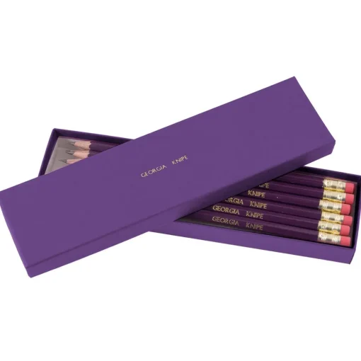Box of 12 Personalised HB Pencils