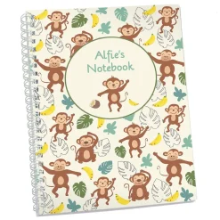 Cheeky Monkey Personalised Notebook