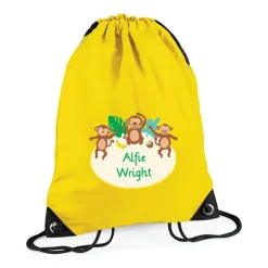 Cheeky Monkey Personalised Swim Bag