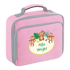 Cheeky Monkey Personalised Lunch Bag