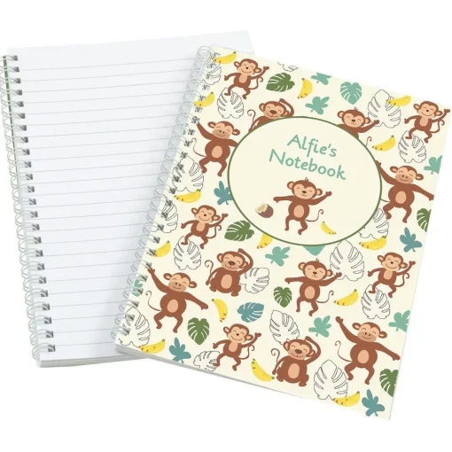 Cheeky Monkey Personalised Notebook