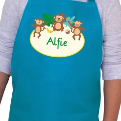 Cheeky Monkey Personalised Apron - Age 3-6