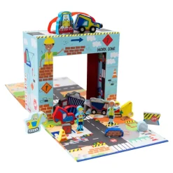Construction Playbox with Wooden Pieces