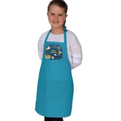 Construction Site Personalised Apron - Age 7-10