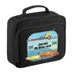 Crazy Cars Personalised Lunch Bag