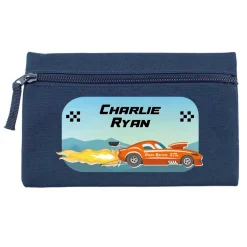 Crazy Cars Personalised Pencil Case