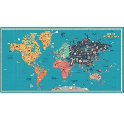 Create Your Own Giant World Map