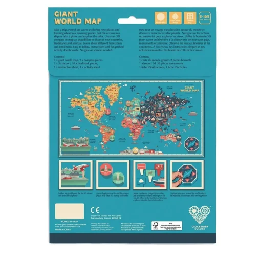 Create Your Own Giant World Map