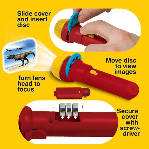 Dinosaur Torch Projector