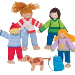 Doll Family & Dog