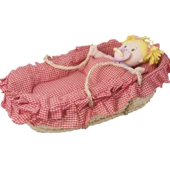 Dolls Carry Cot Moses Basket and Bedding