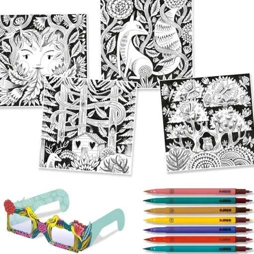 Fantasy Forest 3D Colouring