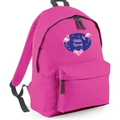 Flamingos Personalised Backpack