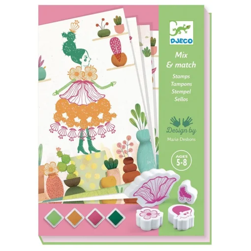 Flower Girls Stamping Set
