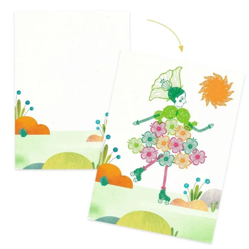 Flower Girls Stamping Set