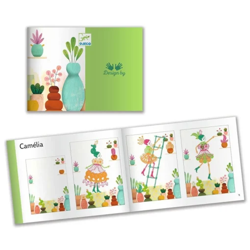 Flower Girls Stamping Set