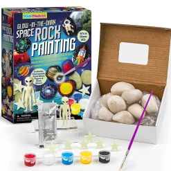 Glow in the Dark Space Rock Painting