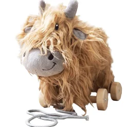 Hubert Highland Cow Pull-Along