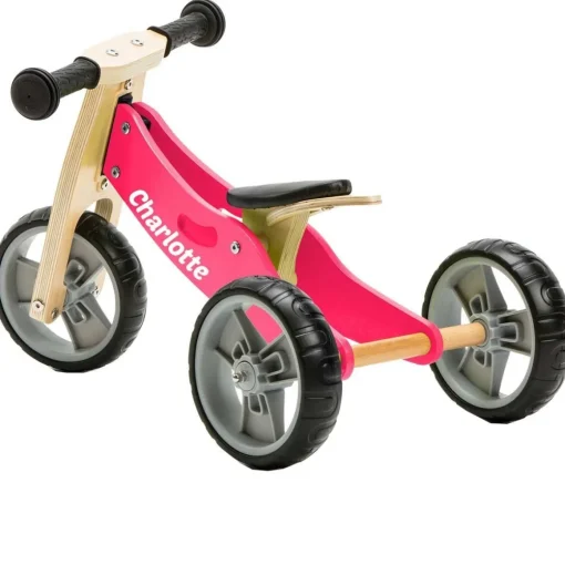 2 in 1 Bike - Pink (Tricycle / Balance Bike)