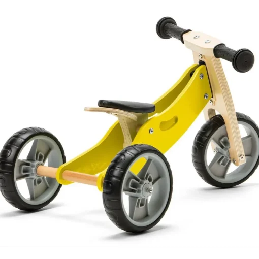 2 in 1 Bike - Yellow (Tricycle / Balance Bike)