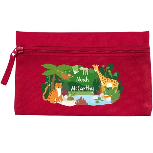 Jungle Safari Personalised Pencil Case