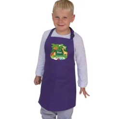 Jungle Safari Personalised Apron - Age 3-6