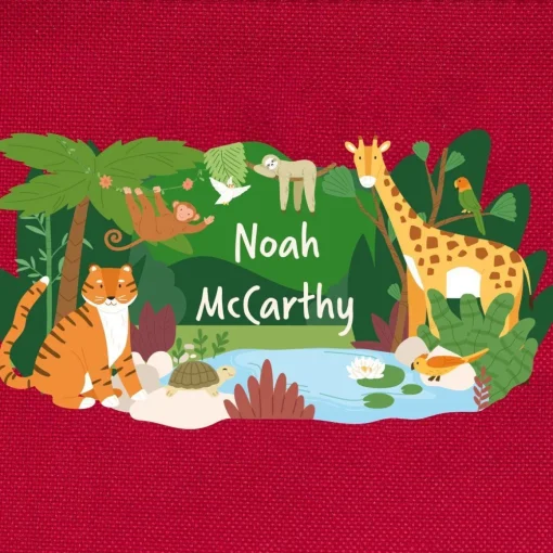 Jungle Safari Personalised Pencil Case