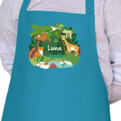 Jungle Safari Personalised Apron - Age 7-10