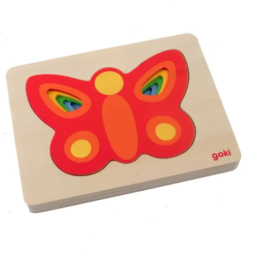 Layered Butterfly Puzzle