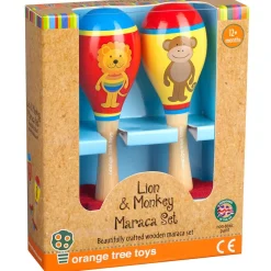 Lion & Monkey Maracas
