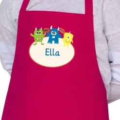 Little Monsters Personalised Apron - Age 7-10