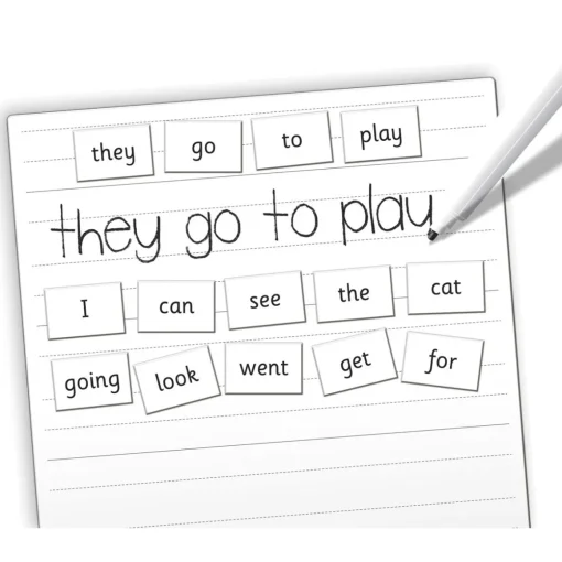 Magnetic Reception Words & Board