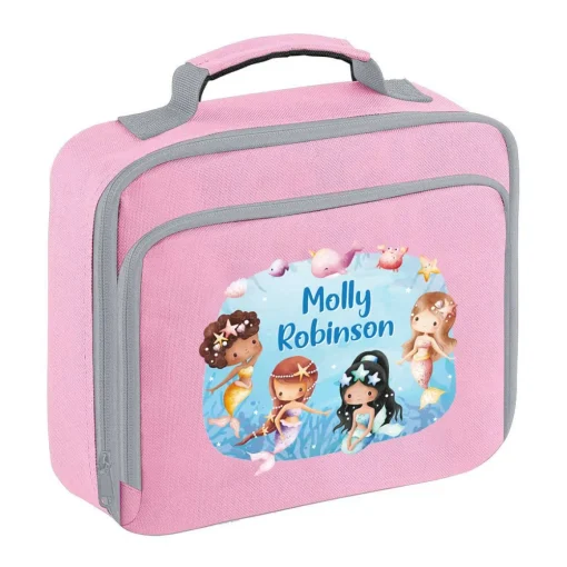 Mermaids Personalised Lunch Bag