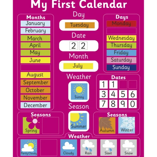 My First Calendar (Pink)