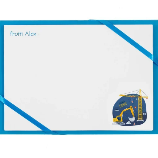 Named Cards - Construction Site