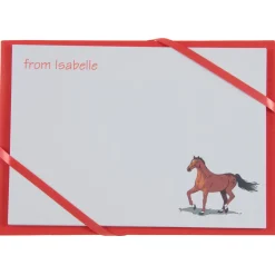 Named Cards - Horse (Red)