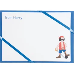 Named Cards - Pirate (Blue)