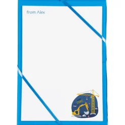 Named Notepaper - Construction Site