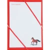 Named Notepaper - Horse (Red)