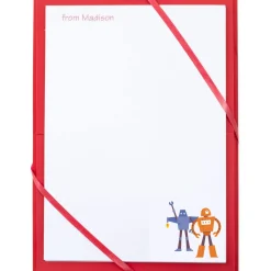 Named Notepaper - Robots
