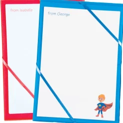 Named Notepaper - Super Hero