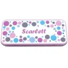 Named Pencil Tin - Pink Bubbles