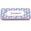 Named Pencil Tin - Pink Geo