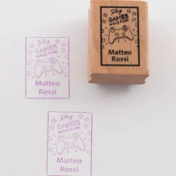 Named Rubber Stamp - Gaming